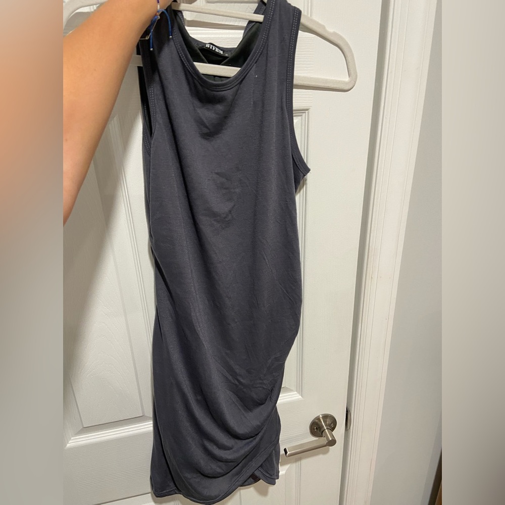 Gray tank dress never worn